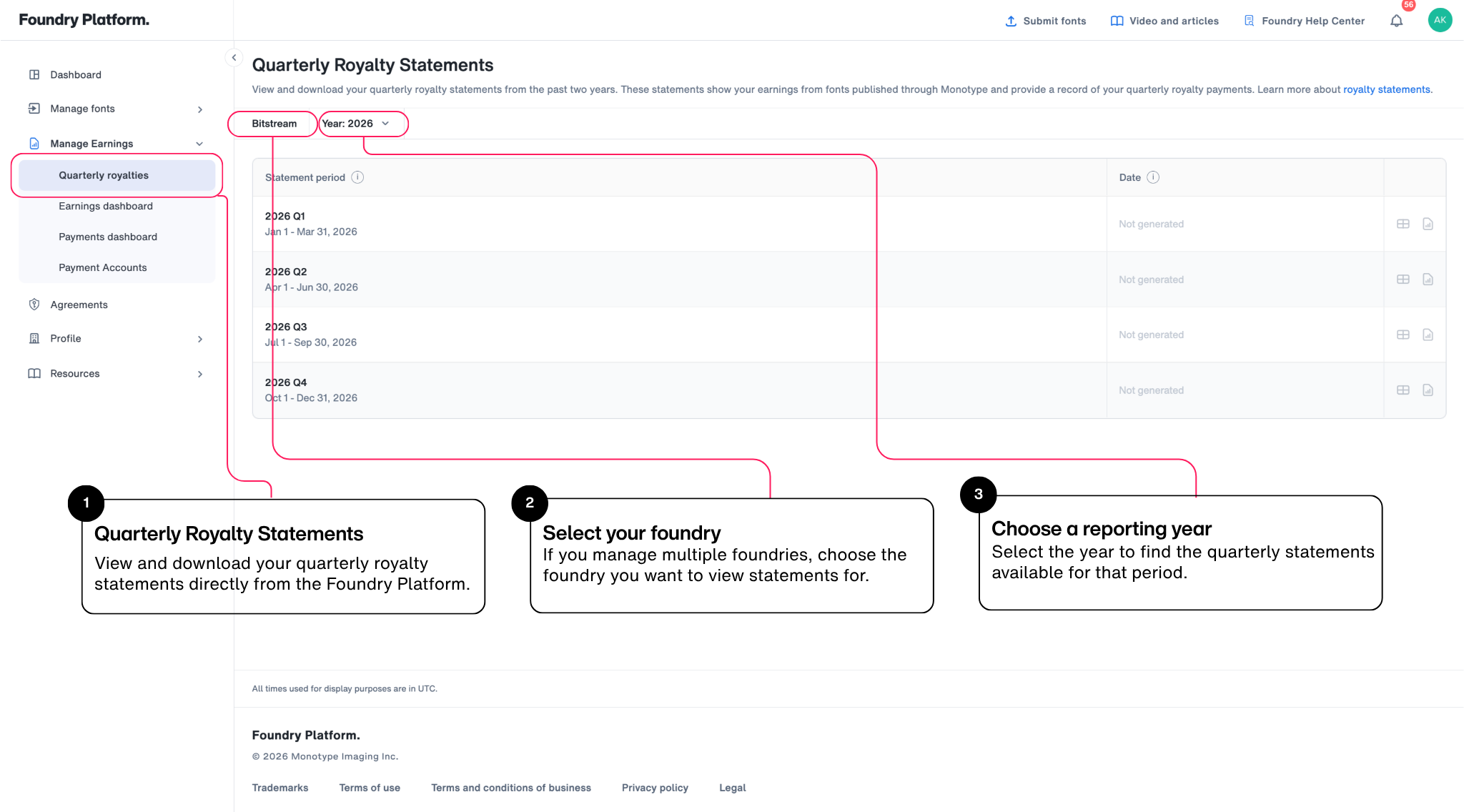 Quarterly Royalty Statements View and download your quarterly royalty statements directly from Foundry Platform..png